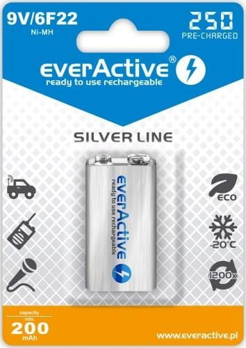 Zestaw akumulatorków everActive EVHRL22-250 (250 mAh ; Ni-MH)
