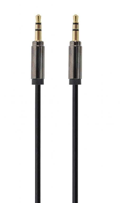 Kabel GEMBIRD CCAP-444-1M (Mini Jack M - Mini Jack M; 1m; kolor czarny)