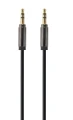 Kabel GEMBIRD CCAP-444-1M (Mini Jack M - Mini Jack M; 1m; kolor czarny)
