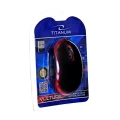 Mysz komputerowa TITANUM VULTURE TM116R (optyczna; 1000 DPI; kolor czarny, kolor czerwony)