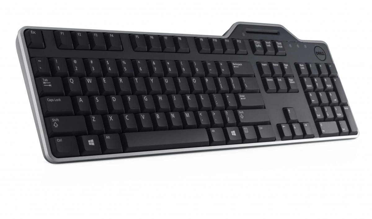 Klawiatura Dell KB-813 Smartcard Reader USB Keyboard Black