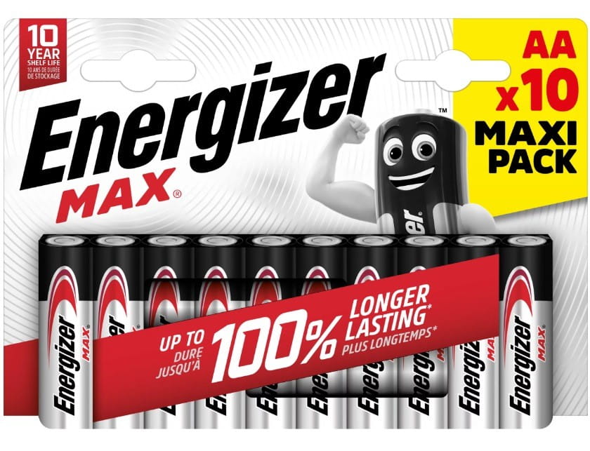 ENERGIZER BATERIE MAX AA LR6 10 SZTUK ECO