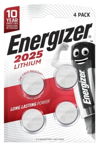 ENERGIZER  BATERIE SPECJALISTYCZNE CR2025 4 SZTUKI