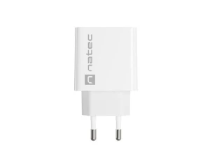 NATEC ŁADOWARKA SIECIOWA RIBERA USB-A 18W BIAŁA NUC-2057