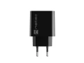 NATEC ŁADOWARKA SIECIOWA RIBERA USB-A + USB-C 20W POWER DELIVERY CZARNA NUC-2062