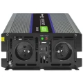 Qoltec Przetwornica napięcia Monolith 4000 MS Wave 51928, 12V na 230V, 2000/4000W, USB