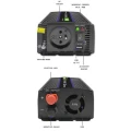 QOLTEC PRZETWORNICA NAPIĘCIA MONOLITH 1200 MS WAVE | 12V NA 230V | 600/1200W | USB