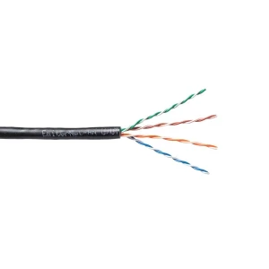 Kabel  EmiterNet zewnętrzny PVC+PE UTP (U/UTP) kat.5e, drut 4x2x0,5 PE