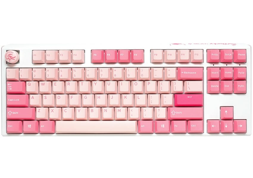 Klawiatura gamingowa Ducky One 3 TKL Gaming USB QWERTZ Niemiecki Różowa