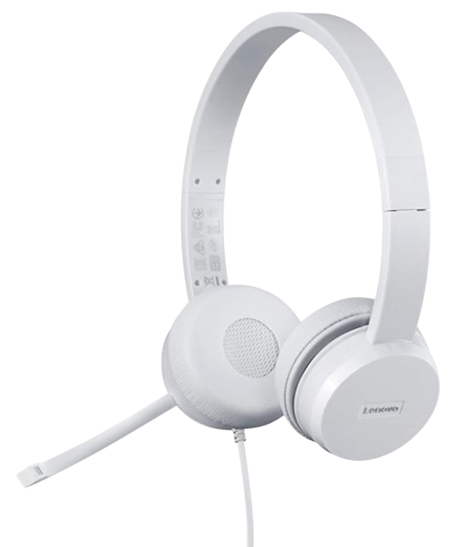 Słuchawki douszne z mikrofonem Lenovo 110, GXD1J77354, szare