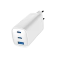 GEMBIRD SZYBKA ŁADOWARKA USB POWER DELIVERY USB TYPU C, 3X USB, 65 W, GAN BIAŁA