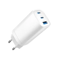 GEMBIRD SZYBKA ŁADOWARKA USB POWER DELIVERY USB TYPU C, 3X USB, 65 W, GAN BIAŁA