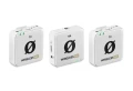 RODE Wireless ME Dual White  - Kompaktowy bezprzewodowy system mikrofonowy z dwoma nadajnikami do nagrywania dwukanałowego (biały)
