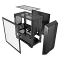 GEMBIRD OBUDOWA FORNAX MK200 MESH, WITHOUT FANS MINI-TOWER (1X USB 3.0, 1X USB 2.0, 1X USB TYPE-C) BLACK