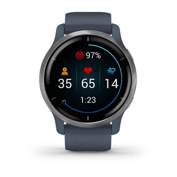Zegarek Garmin Venu 2 - 45 mm Granite Blue