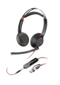 Słuchawki Poly Blackwire 5220 Stereo USB-C Headset +3.5mm Plug +USB-C/A Adapter Retail Packaging