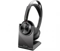 Słuchawki Poly Voyager Focus 2 UC Headset +USB-A to USB-C Cable +Charging Stand Retail Packaging