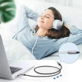 Ugreen kabel adapter przedłużacz AUX mini jack 3,5 mm 2m (niebieski)