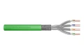 Kabel instalacyjny DIGITUS kat.8.2, S/FTP, Dca, AWG 22/1, LSOH, 500m, zielony, szpula