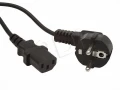 Kabel GEMBIRD PC-186-VDE-3M (C13 / IEC C13 / IEC 320 C13 - Schuko ; 3m; kolor czarny)