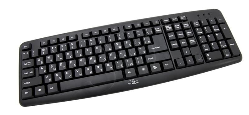 Klawiatura TITANUM TKR101 (USB 2.0; (RU); kolor czarny)