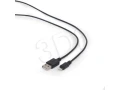 Kabel GEMBIRD CC-USB2-AMLM-1M (USB 2.0 M - Lightning M; 1m; kolor czarny)
