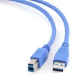 Kabel GEMBIRD CCP-USB3-AMBM-10 (USB 3.0 M - USB 3.0 Typu B M; 3m; kolor niebieski)