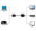 Adapter GEMBIRD A-DVID-VGAF-01 (DVI-D M - D-Sub (VGA) F; 0,20m; kolor czarny)