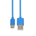 Kabel IBOX IKUMTCB (USB 2.0 typu A - USB typu C ; 1m; kolor niebieski)