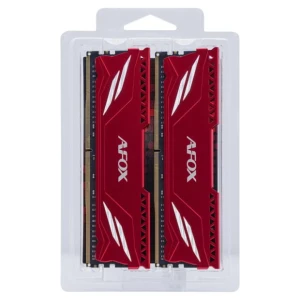 AFOX GAMING DDR4 2X16GB 3200MHZ CL16 RANK1 XMP2 RED AFLD432PS1CAD