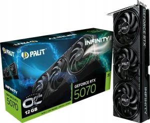 Karta graficzna Palit GeForce RTX 5070 Infinity 3 OC 12GB GDDR7 DLSS4