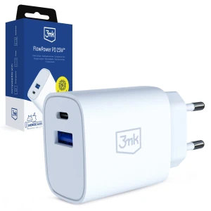 3mk FlowPower 25W GaN PD PPS DCP QC4+ SuperVOOC AFC FCP SCP 1A1C  White