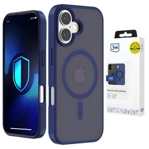 Apple iPhone 16 - 3mk Smoke MagCase Blue