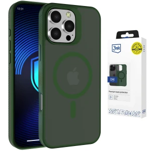 Apple iPhone 16 Pro Max - 3mk Smoke MagCase Green