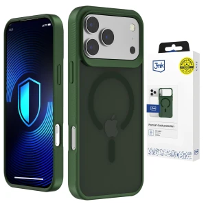 Apple iPhone 17 Pro - 3mk Smoke MagCase Green