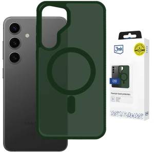 Samsung Galaxy S25 - 3mk Smoke MagCase Green