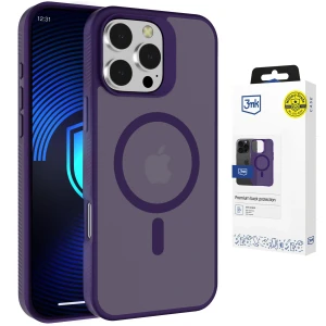 Apple iPhone 16 Pro - 3mk Smoke MagCase Purple