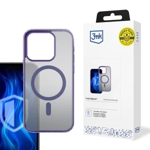 Apple iPhone 15 Pro - 3mk Frosty MagCase Purple