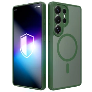 Samsung Galaxy S25 Ultra - 3mk Misty MagCase Green