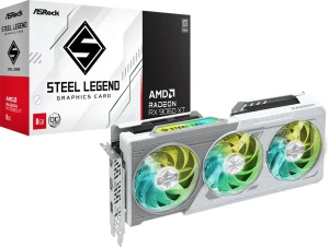 ASRock Radeon RX 9060 XT Steel Legend OC 8GB GDDR6